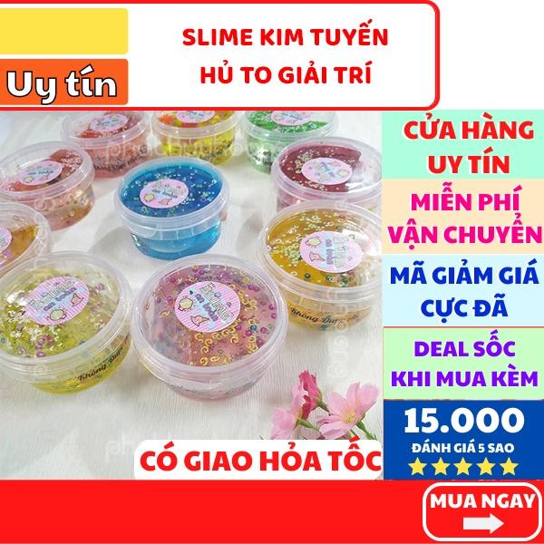 Slime hủ to an toàn nhân kim tuyến cực đẹp 180ml