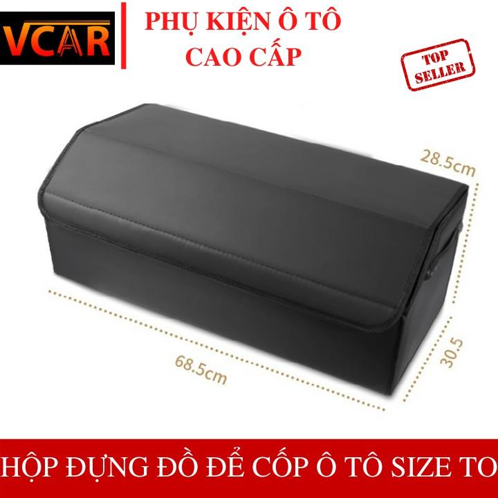 Hộp đựng đồ Thùng đựng đồ ô tô gấp gọn bằng da cao cấp TD01