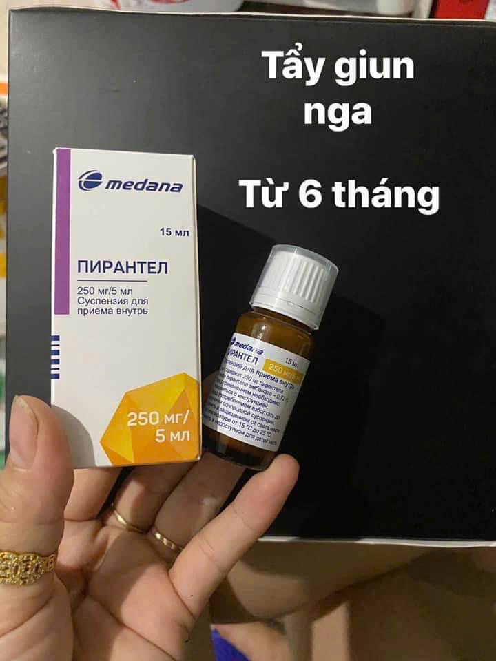 Lọ Siro Tẩy Giun Piranten Nga (6M+)