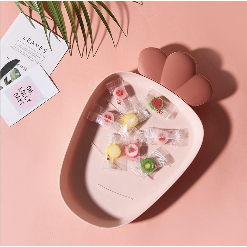 Dĩa trái cây nhựa hình Cà rốt