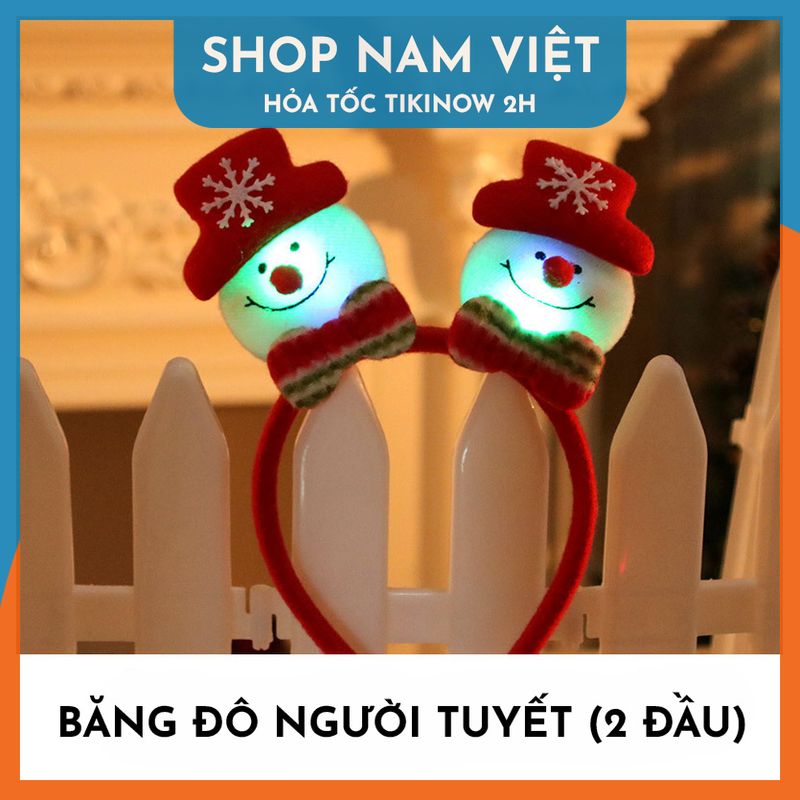 Băng Đô Biểu Tượng Giáng Sinh Có Đèn Led