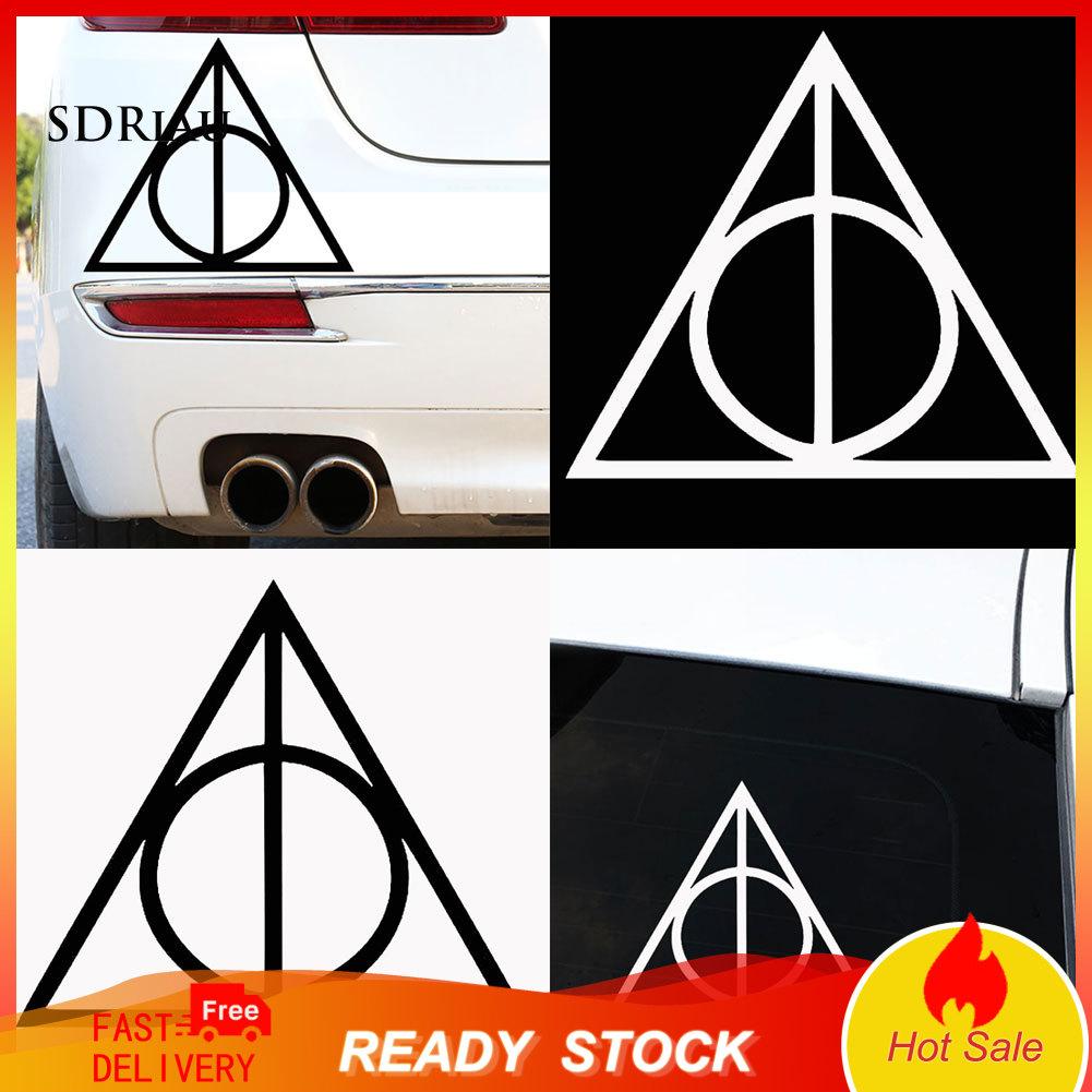 Miếng Dán Phản Quang Họa Tiết Phim Harry Potter Trang Trí Xe Hơi