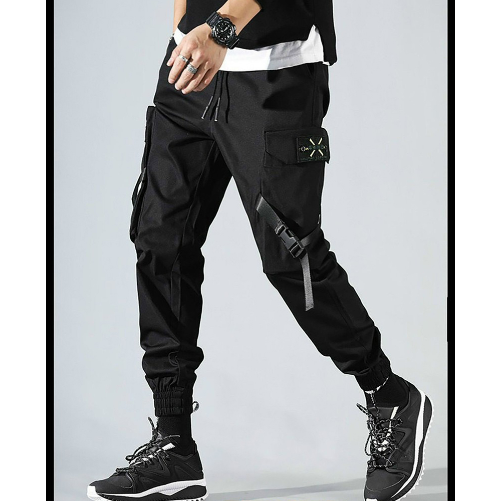Quần Jogger Nam thể thao túi hộp thương hiệu Chandi, chất kaki dày dặn bo chân xu hướng mới nhất 2021 CT3