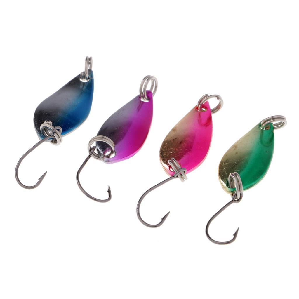 13 Pieces Spinner Spoon Fishing Lure Hard Metal Jig Head Wobblers Lure Popper Baits