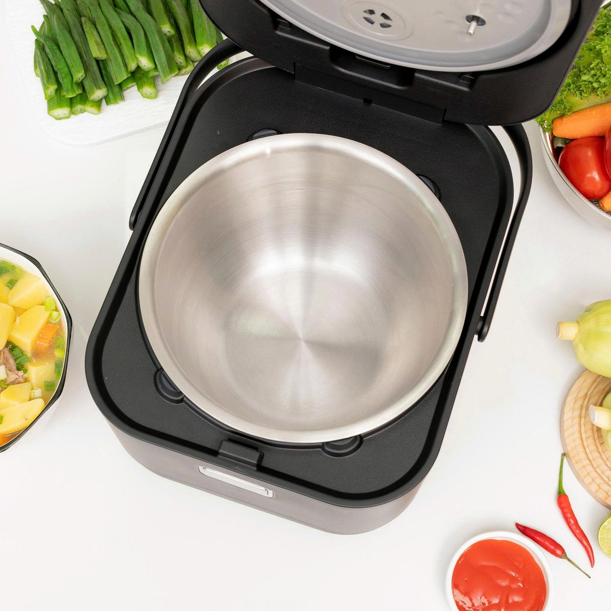 Nồi cơm điện tử cao tần Kalpen R14 dung tích 1.8L lòng nồi Inox 304 chuẩn Đức - Hàng chính hãng