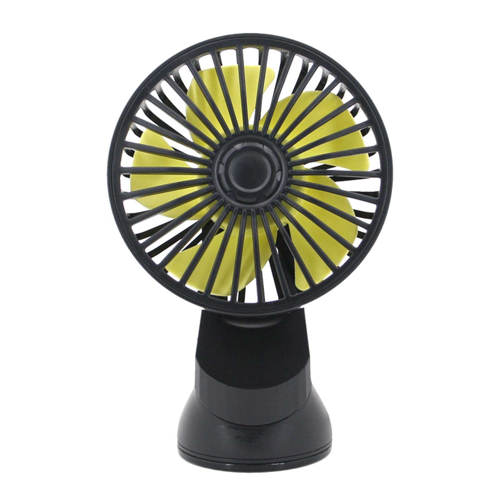 5V USB Fan Variable Speed Suction Cup Ventilation Small for Car Van Office