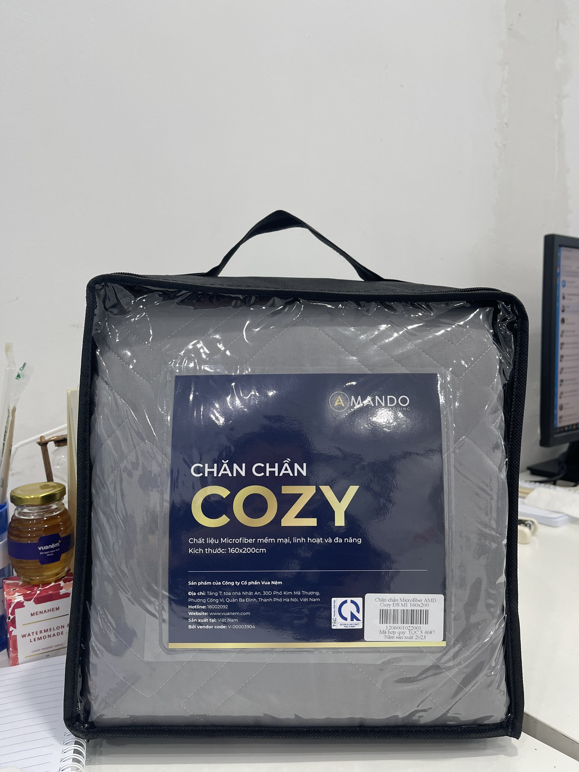 Chăn chần Amando Cozy Microfiber mềm mại, độ bền cao, kháng ẩm tốt