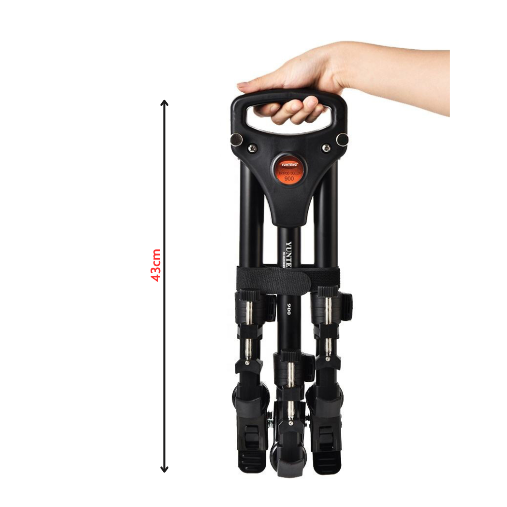 Tripod dolly / Chân quay Yunteng 900 tích hợp bánh xe, phụ kiện dùng để đỡ Tripod dễ dàng di chuyển - Hàng chính hãng