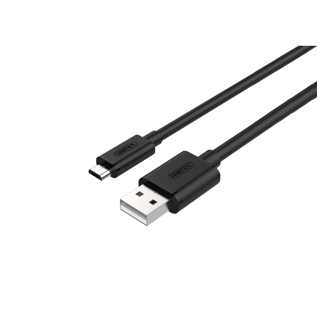 Cáp USB To  Micro Unitek (5 sợi) (Y-C 4007BK)  - HÀNG CHÍNH HÃNG