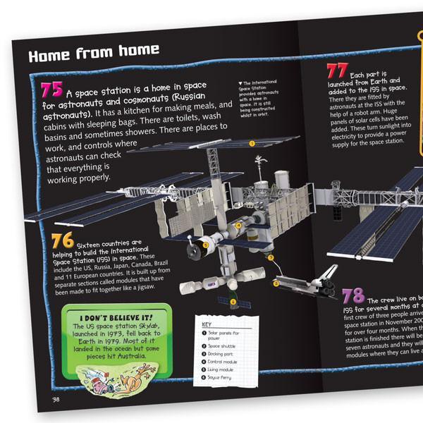 100 Facts Space- Solar Systems, Planets, Moons, Galaxies, Educational Projects, Fun Activities, Quizzes and More!