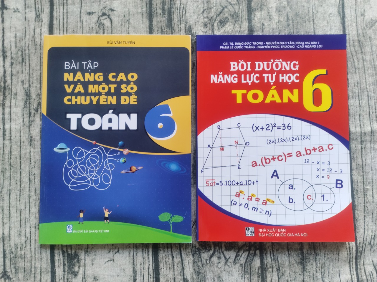 Combo 2 cuốn chuyên đề toán và bồi dưỡng năng lực tự học toán 6