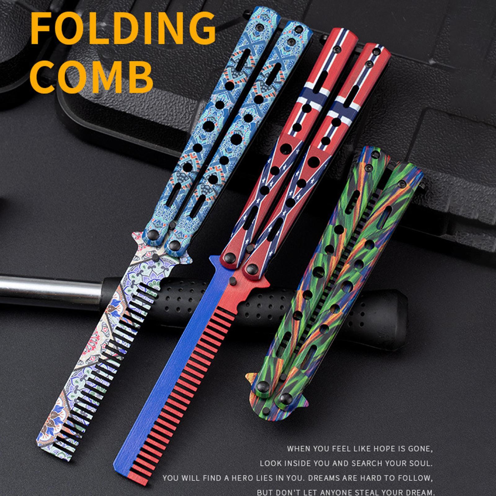 Practice Butterfly Comb Trainer Training Comb for Hiking Home