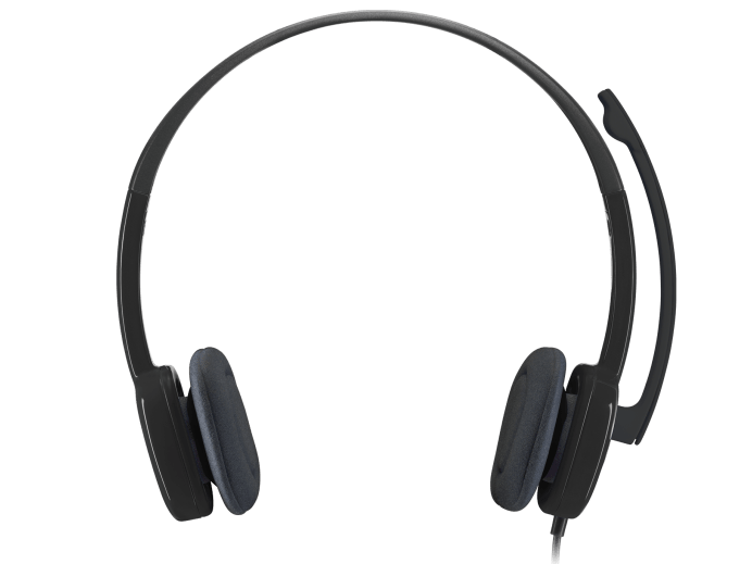 Tai nghe chụp tai có micro Logitech H151 (Đen) - Hàng Chính Hãng