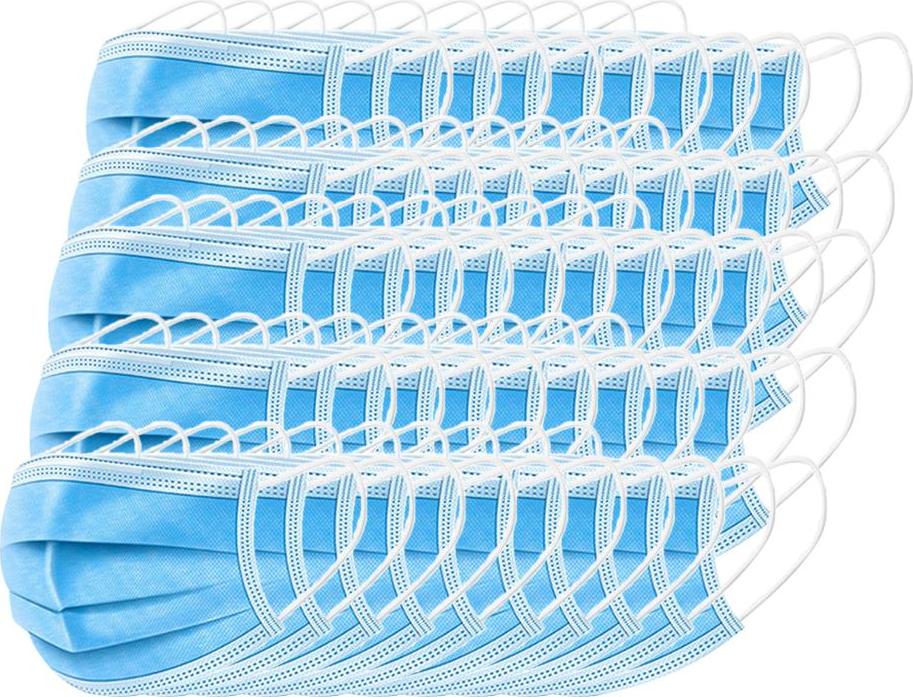 Mặt Nạ Dùng Một Lần 50x 3 Lớp Chống Bụi Haze Với Earloop