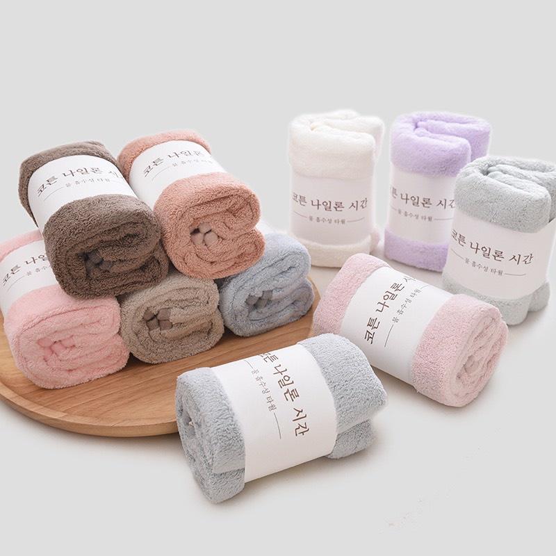 Khăn Tắm Lông Tuyết Loại To 1m4 x 70cm Xuất Hàn Siêu Thấm Hút Dày Dặn Mềm Mịn - KHĂN TẮM