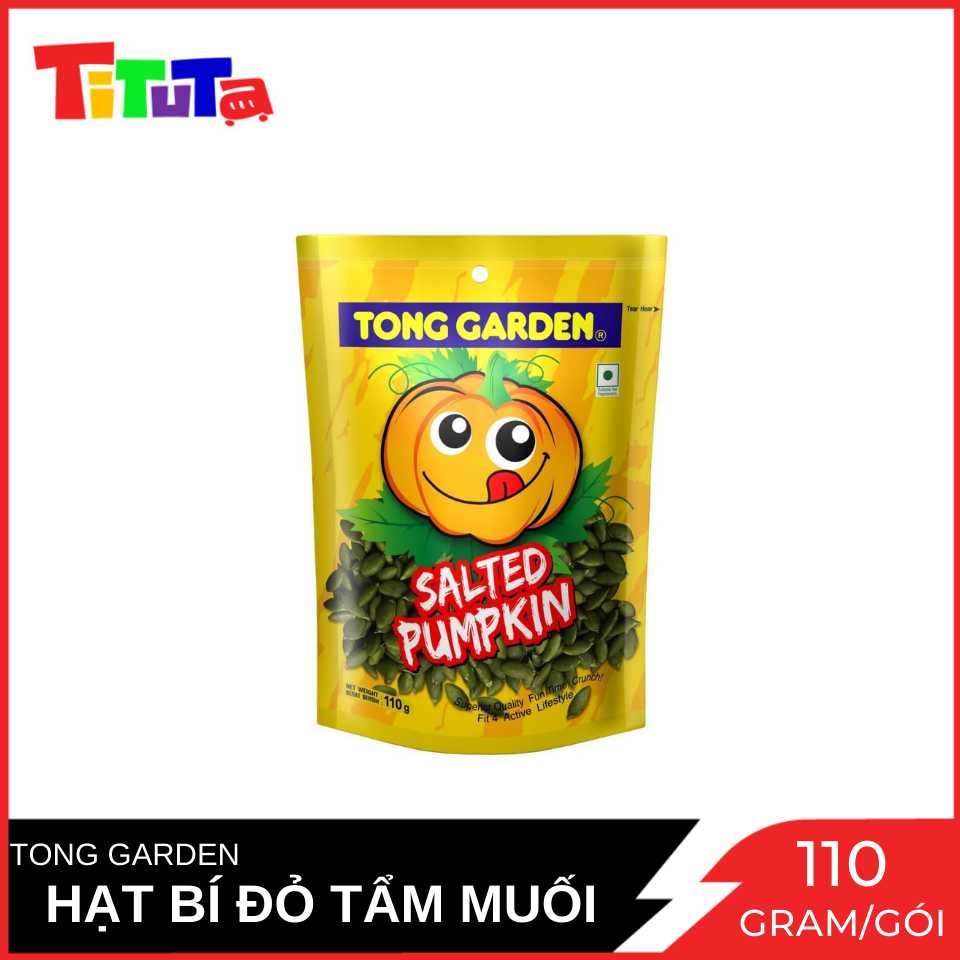 Hạt Bí Đỏ Tong Garden Tẩm Muối (VÀNG) Gói 110g