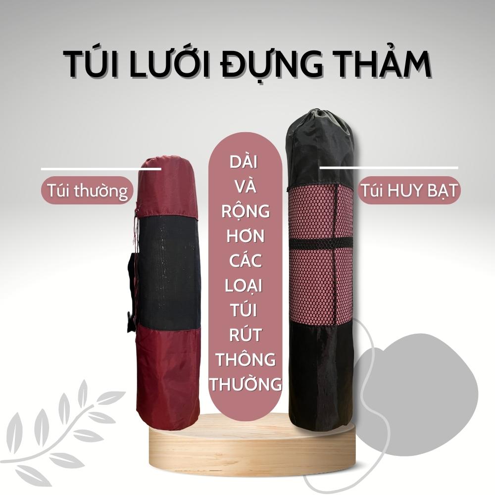 THẢM TẬP YOGA, GYM 2 LỚP + TÚI ĐỰNG THẢM TẬP YOGA - GIAO MÀU NGẪU NHIÊN.