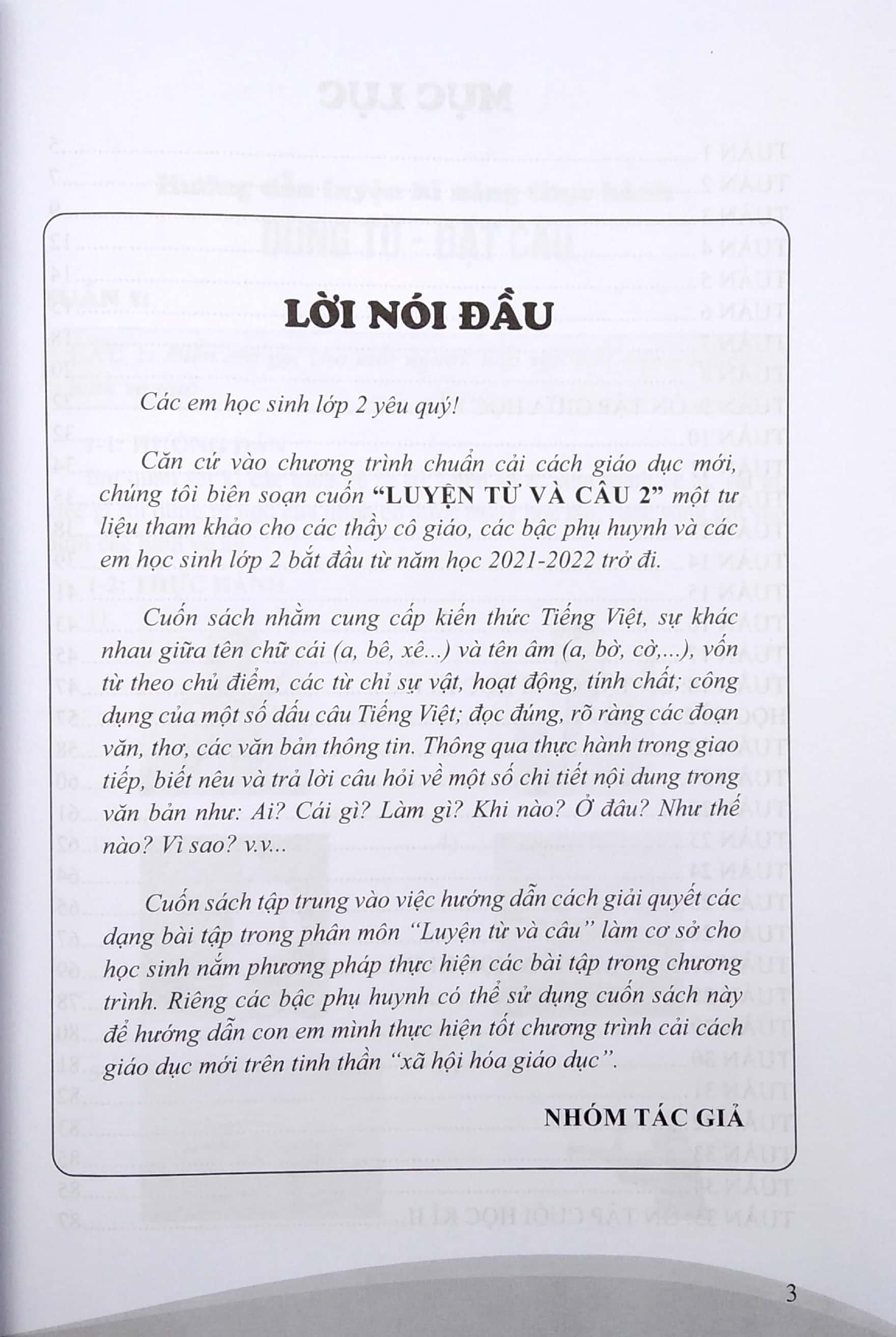Luyện Từ Và Câu Lớp 2 (Theo Chương Trình Tiểu Học Mới)