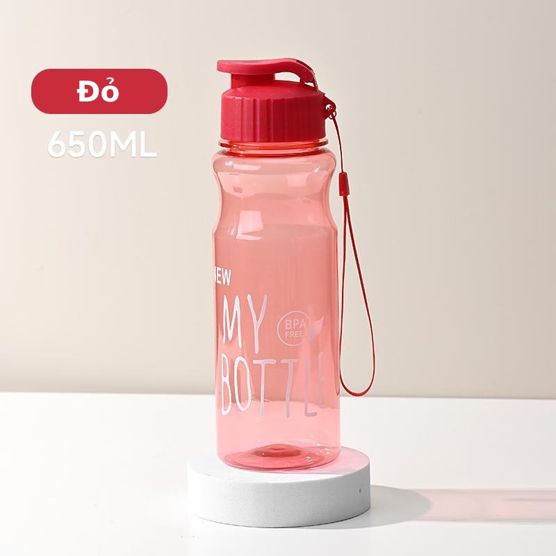 Bình Đựng Nước Học Sinh Bình Nước Văn Phòng MY BOTTLE nhỏ gọn 600ml