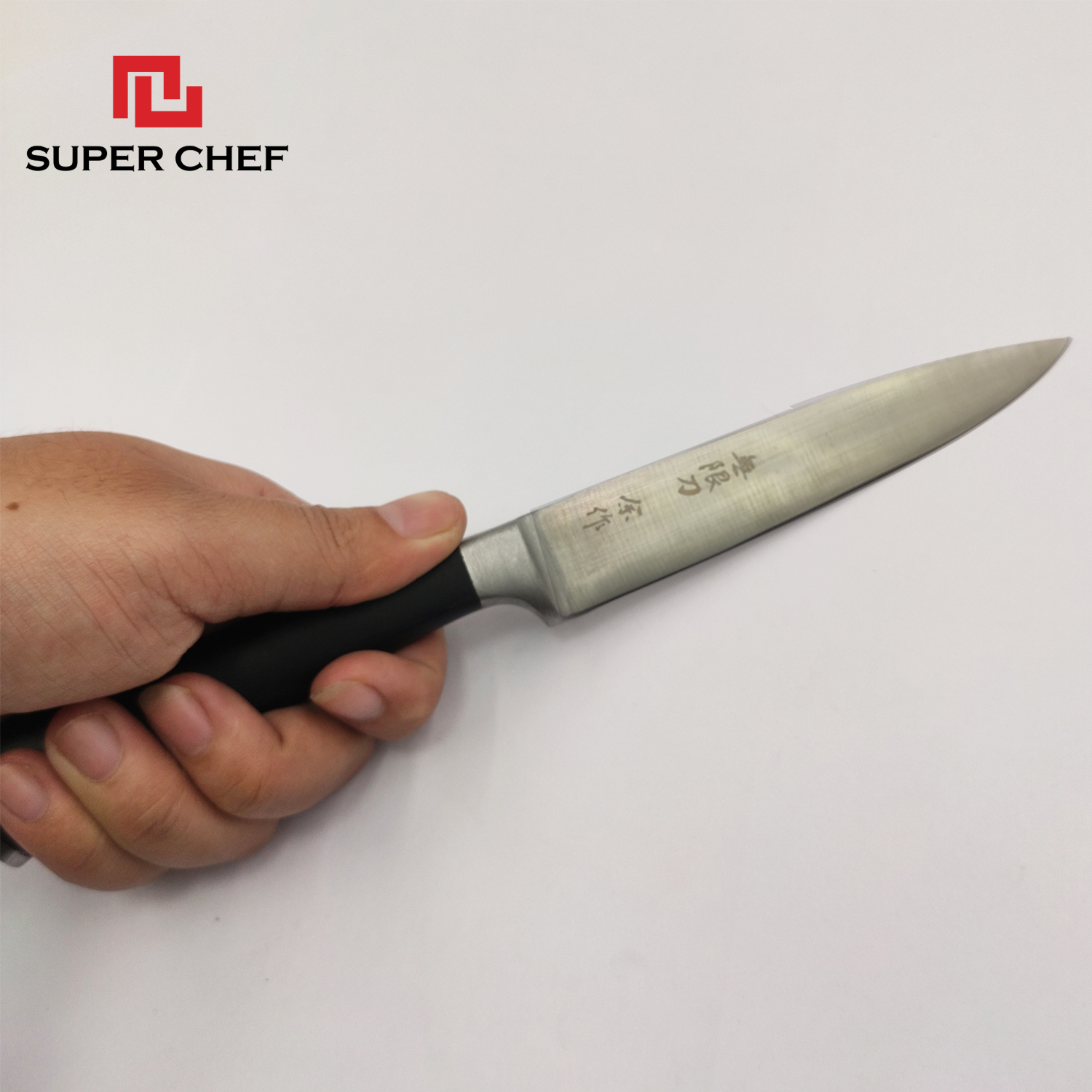 Dao Gọt Trái Cây Chính Hãng Super Chef Tiêu Chuẩn Utility Nhật Bản Bằng Thép Không Gỉ Cao Cấp, An Toàn Vệ Sinh, Siêu Sắc Bén Thích Hợp Xử Lý Thao Tác Tỉ Mỉ, Siêu Tiện Lợi và Lâu Cùn ( lưỡi dài 11.5cm)