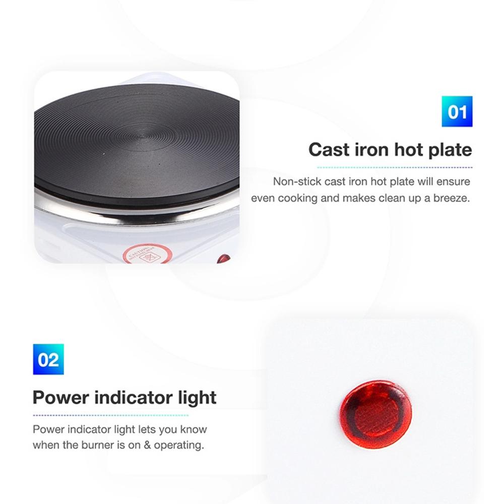 Bếp Điện Gia Đình Đa Chức Năng 2000W Lò Đôi Công Suất Cao