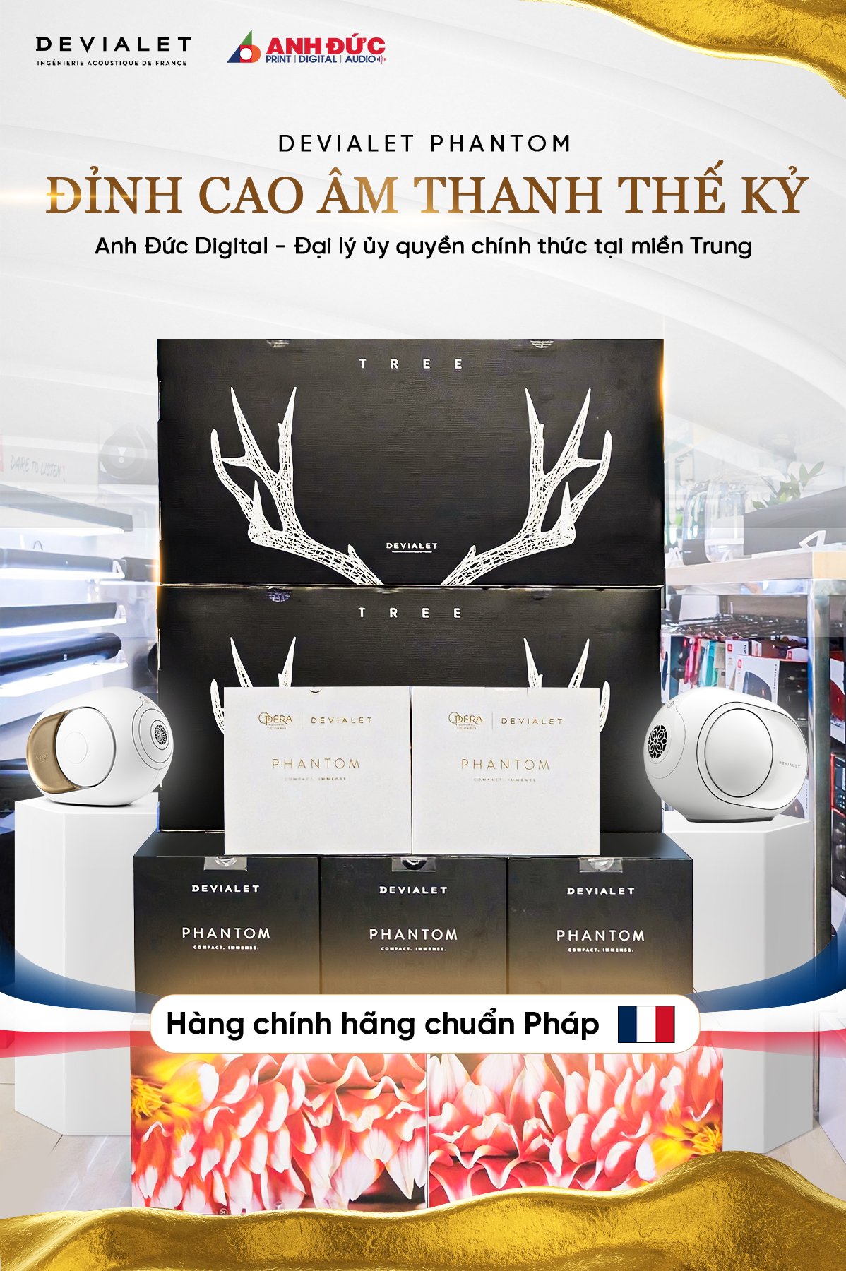 Loa Cao Cấp Devialet Phantom II 98dB - Hàng Chính Hãng