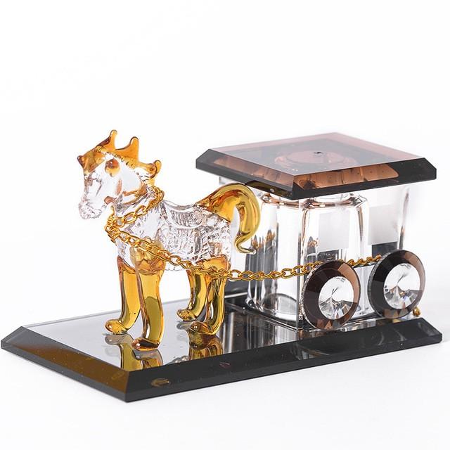 Tượng nước hoa ngựa kéo xe ,cầu tài lộc ,may mắn,Tượng nước hoa oto