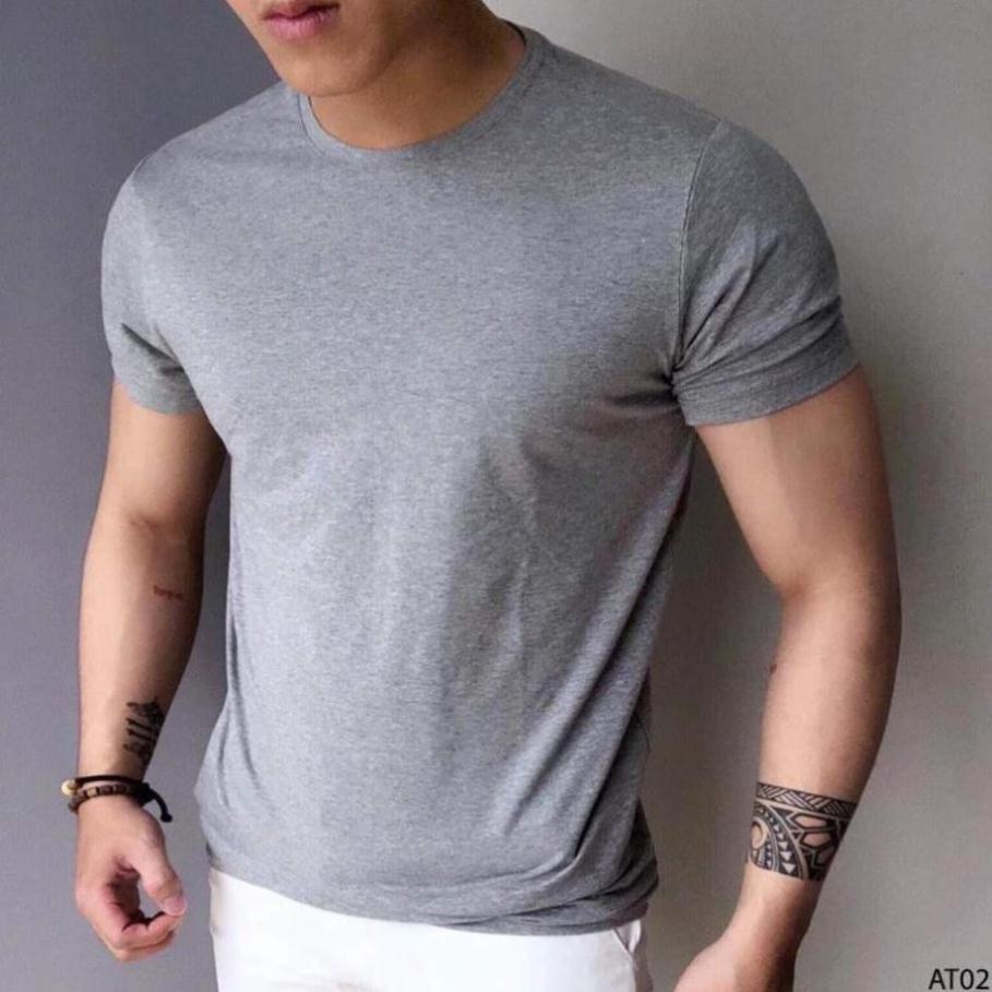 Áo Thun nam LUZADO, áo thuncộc tay cao cấp, áo phông nam đẹp ngắn tay cổ tròn Slimfit,co dãn 4 chiều, thấm hút mồ hôi