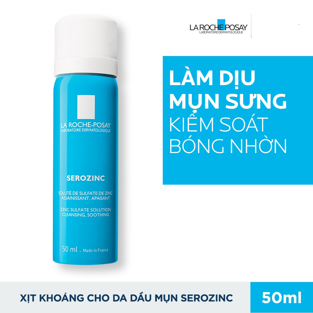 Xịt Khoáng Giúp Làm Sạch Và Dịu Da La Roche Posay Serozinc 50ml