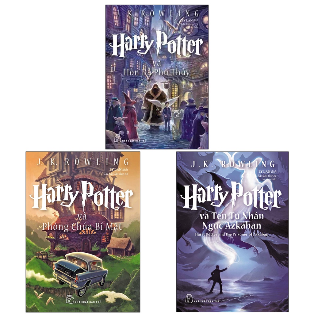 Combo 3 Cuốn Harry Potter : Tập 1,2,3