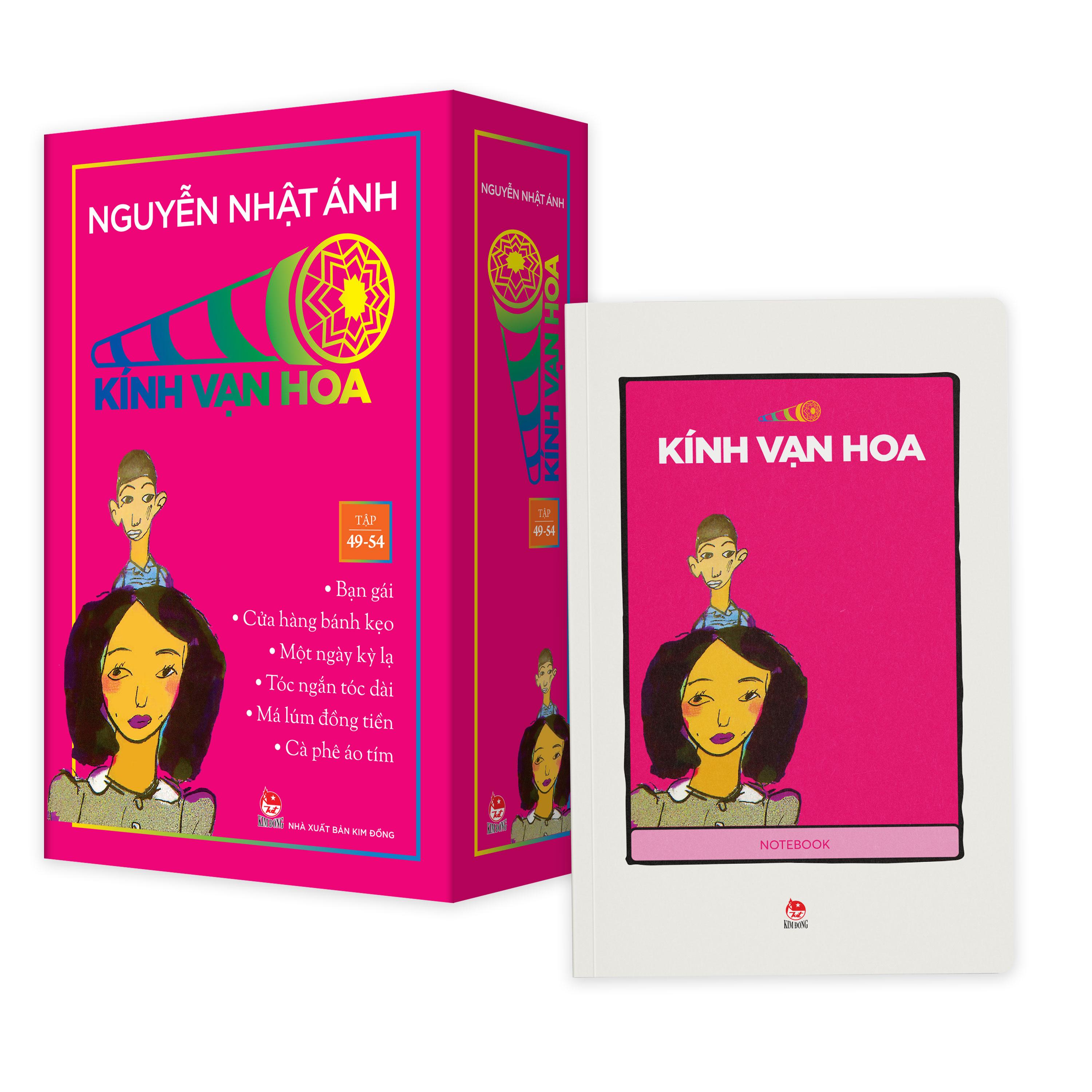 Sách - Boxset Kính Vạn Hoa - Bộ Kỉ Niệm 30 Năm: Tập 49 - 54 (Hộp 6 Tập) - Tặng Kèm Sổ Tay Kính Vạn Hoa