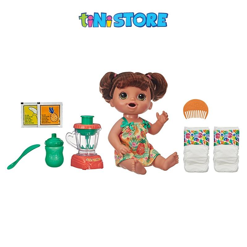 Đồ chơi bé gái Hasbro búp bê em bé xay sinh tố dứa Baby Alive