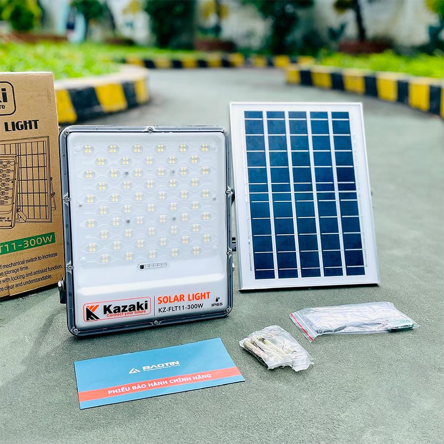 ĐÈN NĂNG LƯƠNG MẶT TRỜI KAZAKI KZ-FLT11-300W- HÀNG CHÍNH HÃNG
