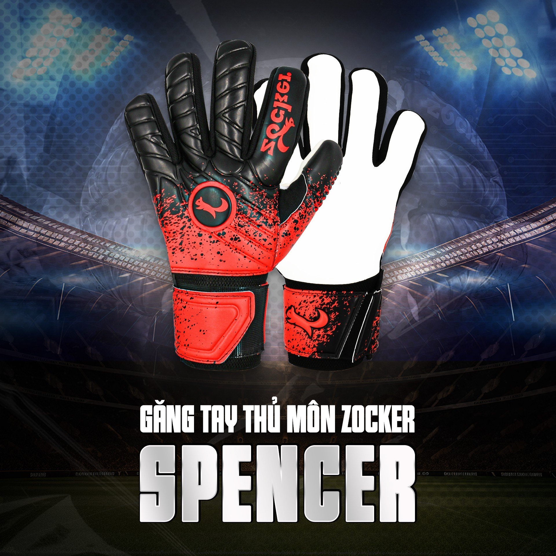 Găng Tay Thủ Môn Zocker Gloves Spencer