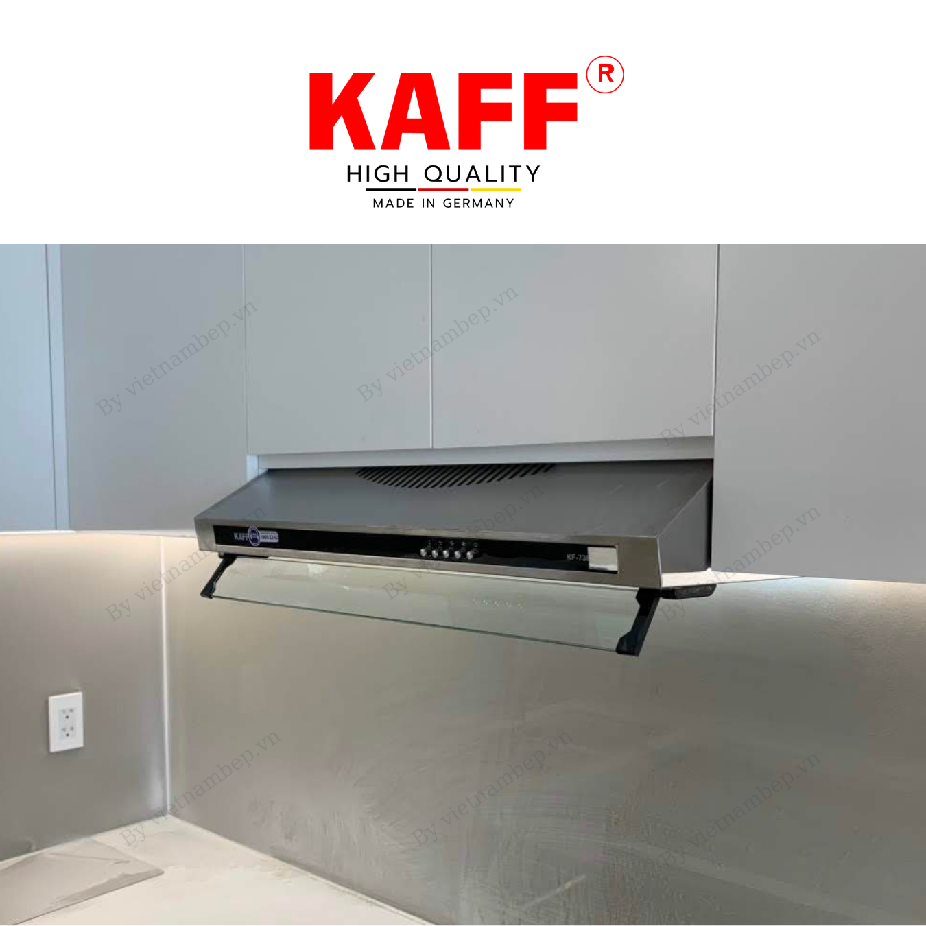 Máy hút mùi cổ điển inox 700mm KAFF KF_738I Tặng bộ lọc than thay thế _ Hàng Chính Hãng