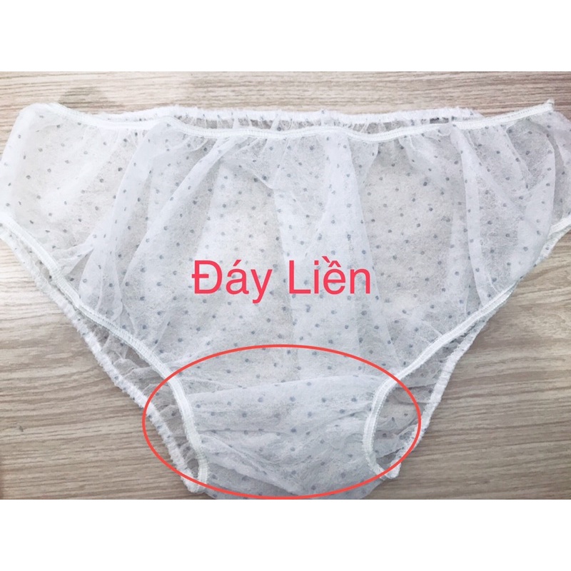 SET 10 QUẦN LÓT GIẤY COTTON DÙNG 1 LẦN CHO MẸ BẦU MẸ SAU SINH/SINH VIÊN HỌC QUÂN SỰ/ DU LỊCH