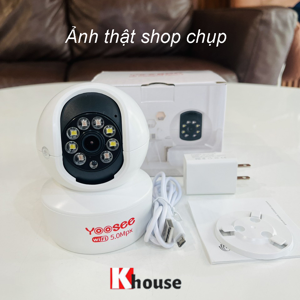 Camera Wifi Yoosee 3.0mpx Không Râu A8L3.0 11 Xoay 360 Độ, Đàm Thoại 2 Chiều, Xem Đêm Có Màu - Hàng Nhập Khẩu