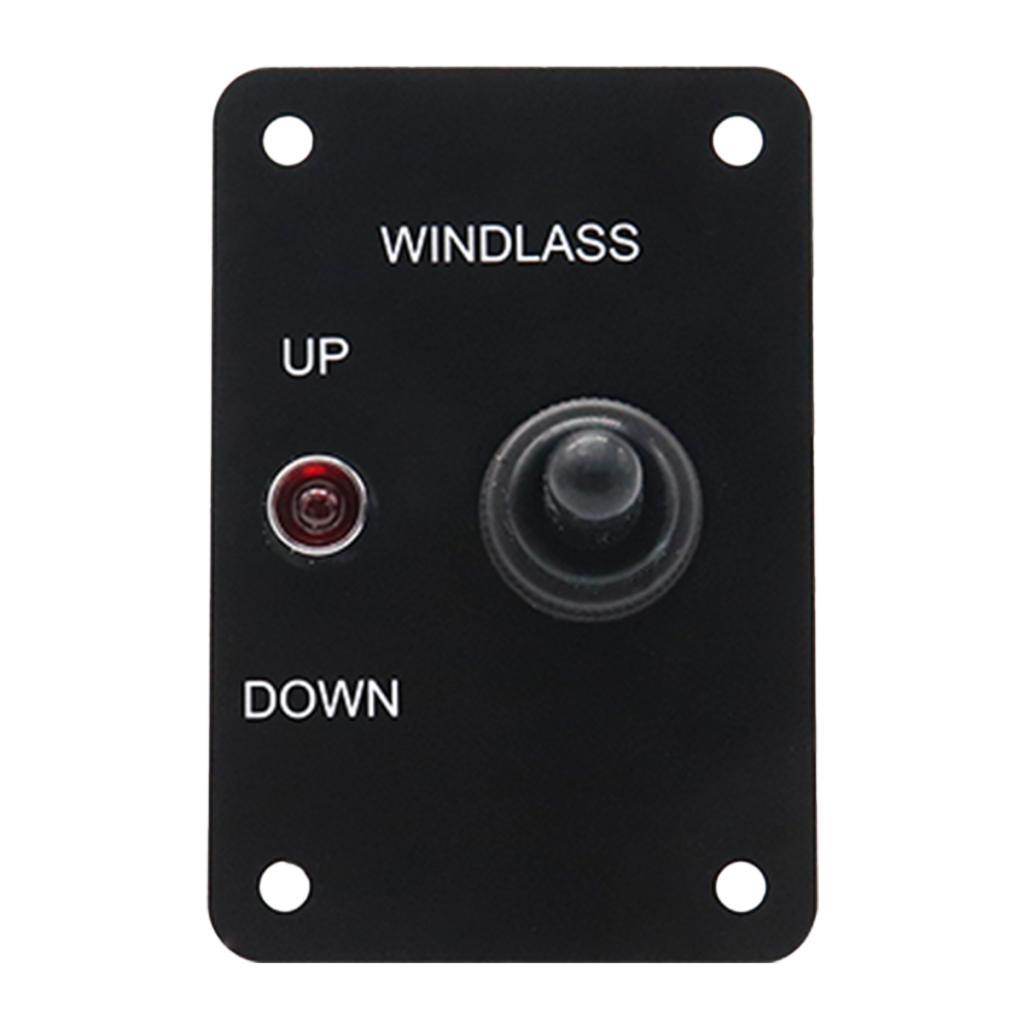 Anchor   Windlass   Up   Down   Toggle   Switch   Panel   with   LED   Indicator