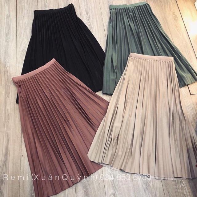 Chân váy xếp ly