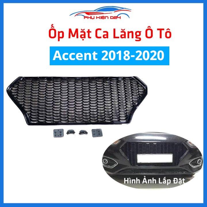 Mặt ca lăng, calang Accent 2018-2019-2020 đen bóng trang trí làm đẹp xe