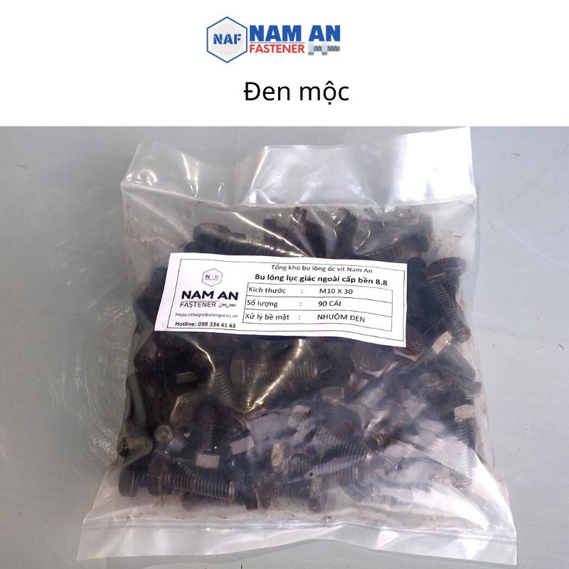 Bulong M18 cấp bền 8.8, bu lông lục giác M18, bu lông 8.8, độ dài: 40->200 mm. Màu: Đen, Vàng, Trắng