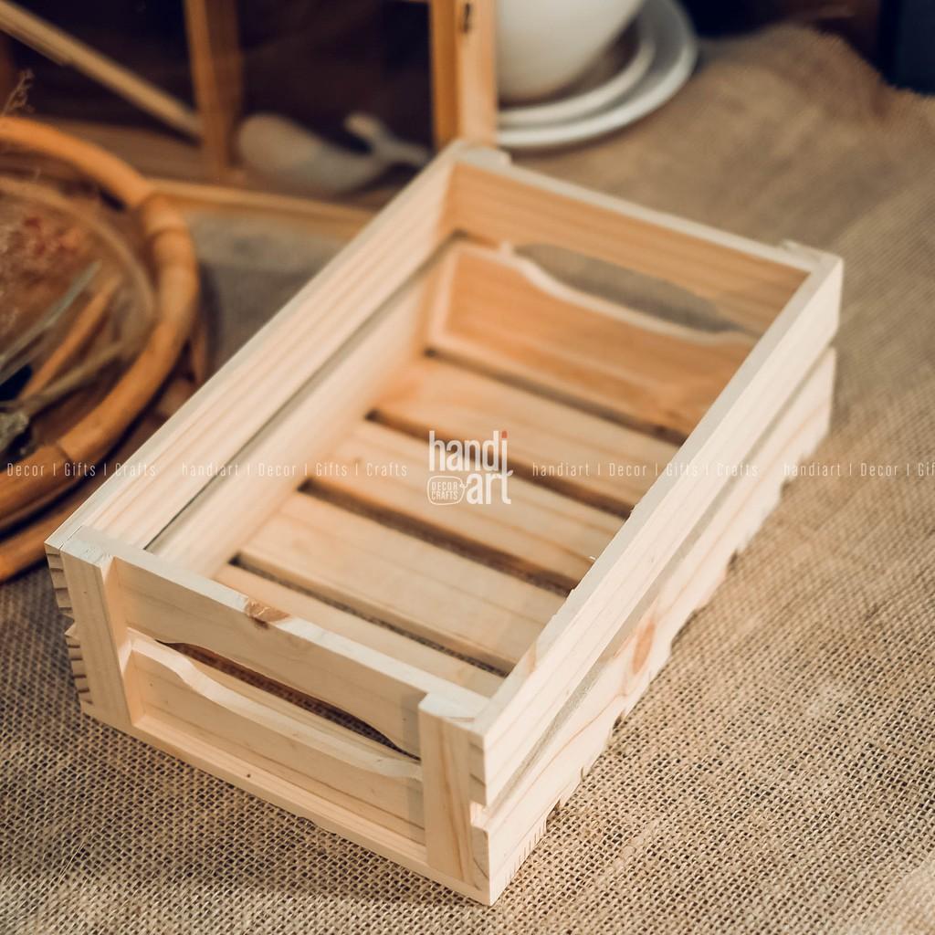 Bộ 3 khay gỗ pallet đa năng - Két gỗ pallet