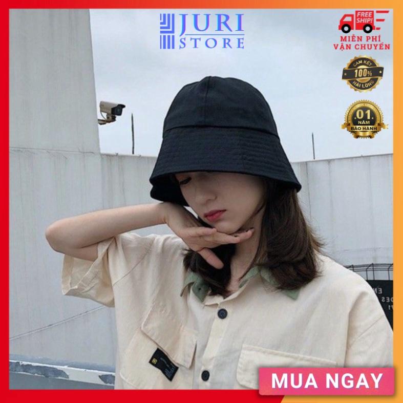 Mũ bucket trơn ️ Nón tai bèo vành cụp trơn nhiều màu sắc Ulzzang form unisex nam nữ - BK03 - JURI Store