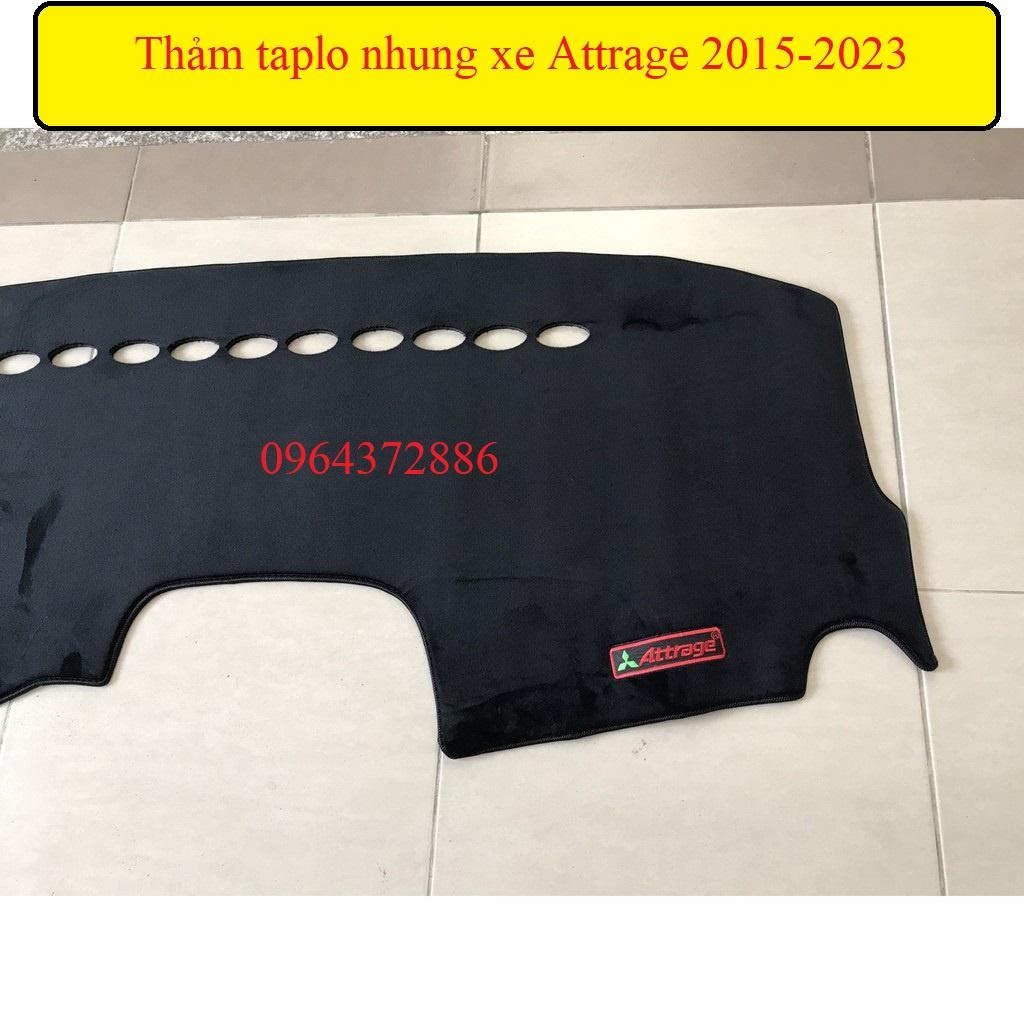 Thảm chống nắng taplo nhung cao cấp có chống trượt xe Attrage 2015-2023