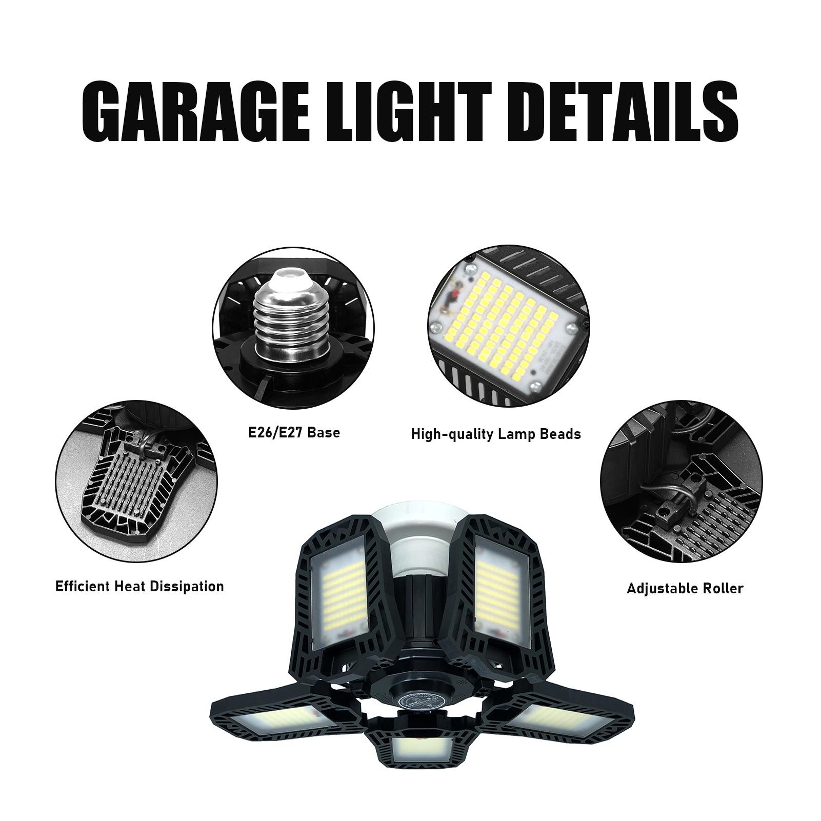 Bóng đèn trần nhà có bảng điều chỉnh cho nhà kho xưởng 80W