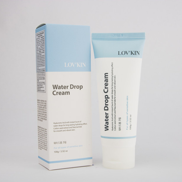 Kem Dưỡng Ẩm Chuyên Sâu LOV’KIN Water Drop Cream bảo vệ da khỏi tình trạng mất nước, cấp ẩm hiệu quả vào sâu bên trong - 100G