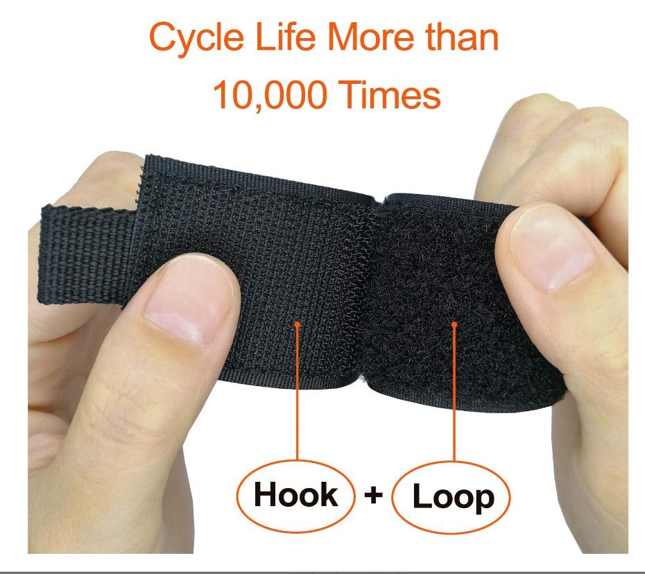 Tổ chức cáp mở rộng / móc áo . Băng nhung linh hoạt với khóa hình tam giác cho cáp, dây điện, dây thừng, ống. Tổ chức và lưu trữ tối ưu trong nhà, nhà để xe và hội thảo
