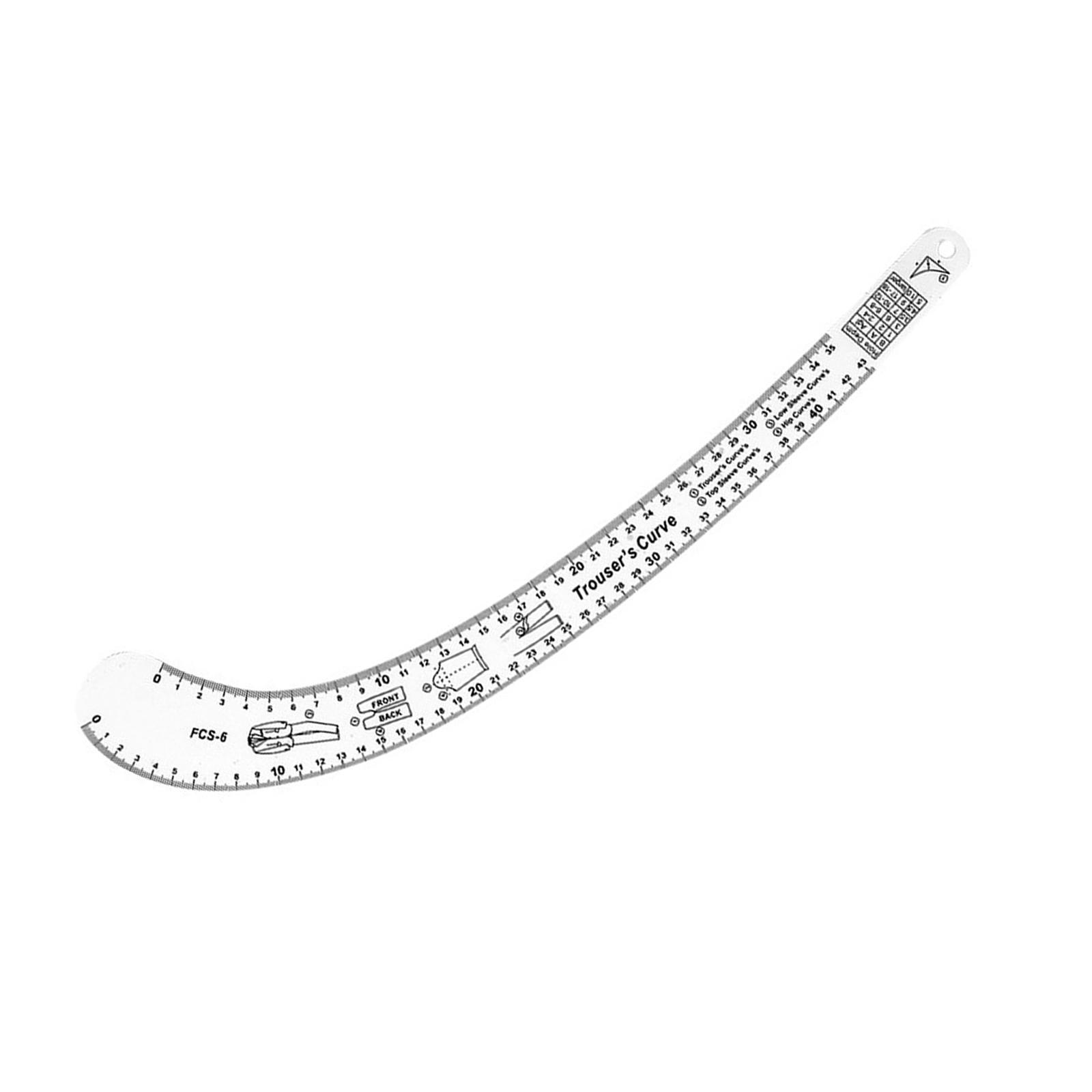 2x French Curve Ruler Metric Clothes  Making Sewing Ruler