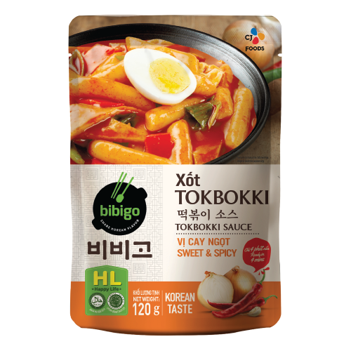Xốt Tokbokki kiểu Hàn Quốc Bibigo 120g