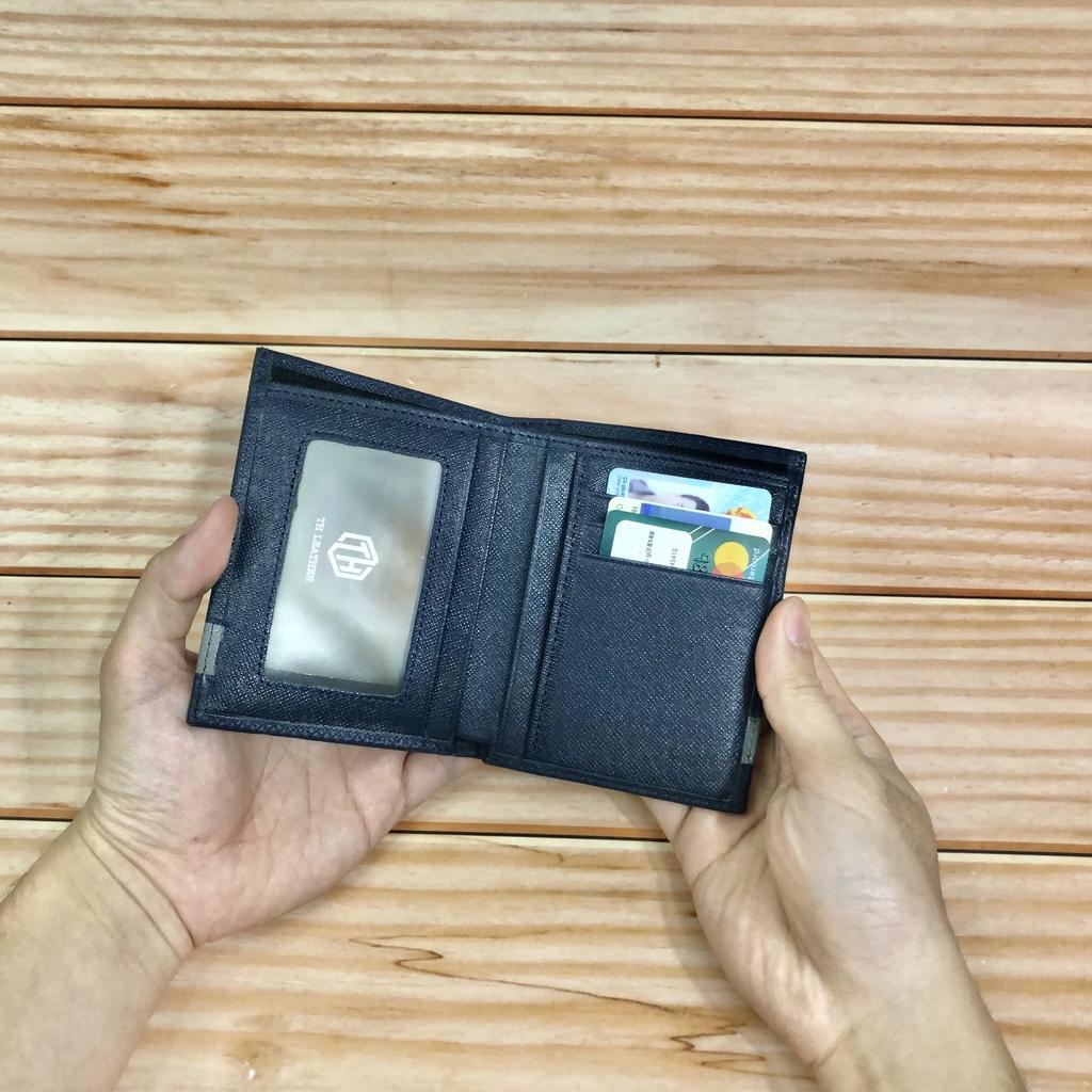 Bóp Nam Da Bò Taiga Cao Cấp Dáng Đứng, Sang Trọng